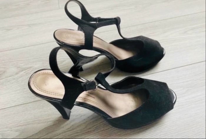 🌼escarpin noir pointure 40 chaussea 🌼 - photo numéro 2