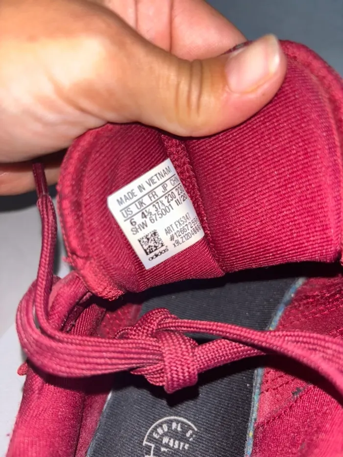 Baskets adidas bordeaux 37 1/3 - photo numéro 5