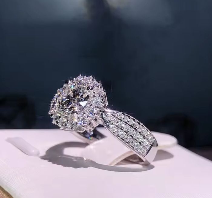 Bague de fiançailles neuve taille 54 - photo numéro 3