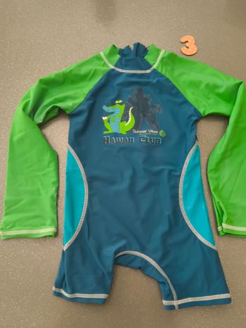 Combinaison anti UV Crocodile maillot de bain