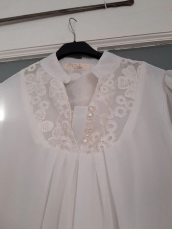 Blouse romantique vintage  voile 36