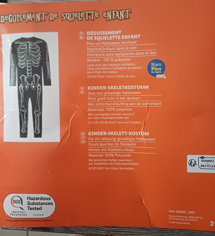 Déguisement squelette - photo numéro 5