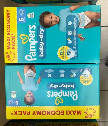 Couche pampers baby dry taille 5