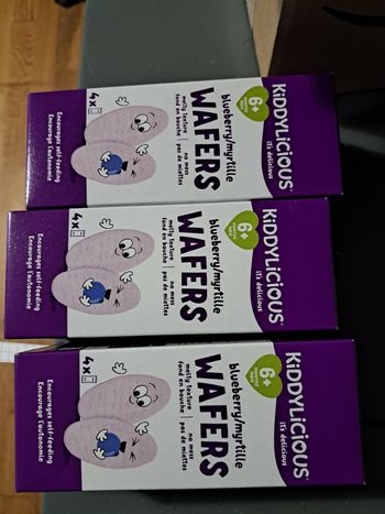 Kiddylicious wafers myrtille