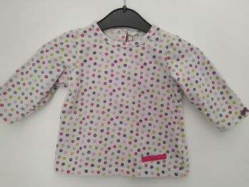 Haut pois multicolores 6 mois