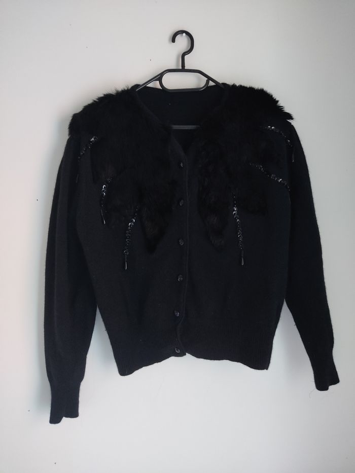 Cardigan en laine de lama