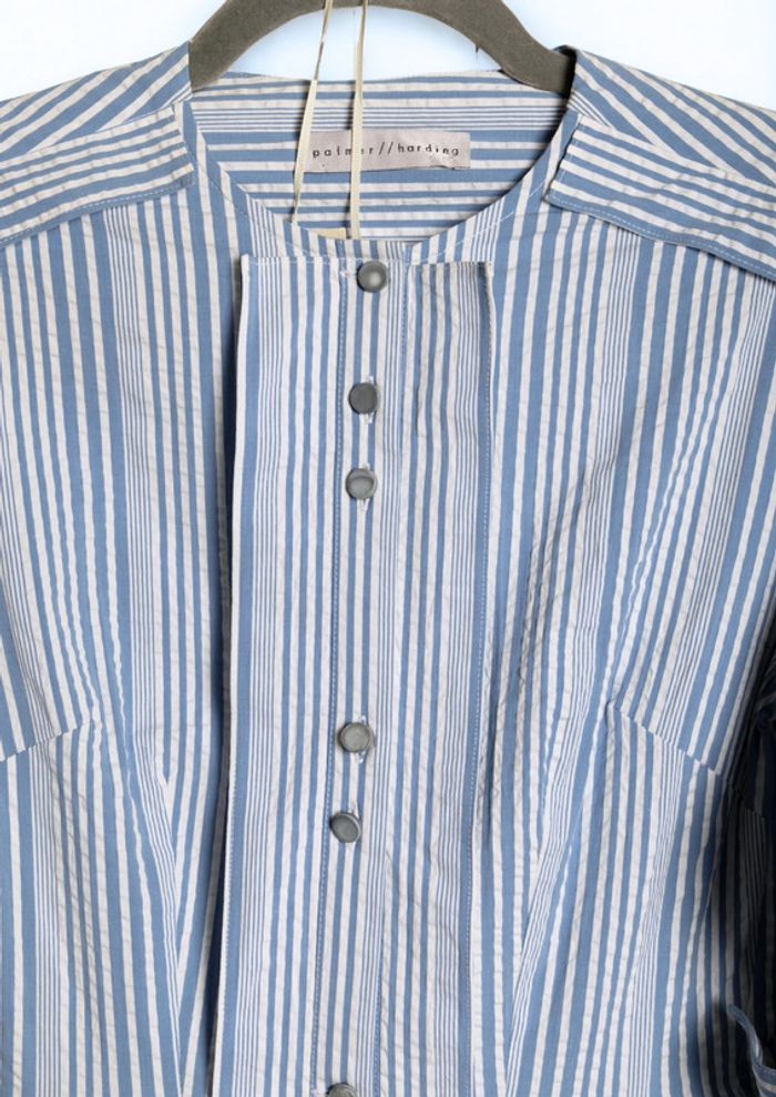 Robe bleu et blanche asymétrique Palmer Harding Taille 34 - photo numéro 4