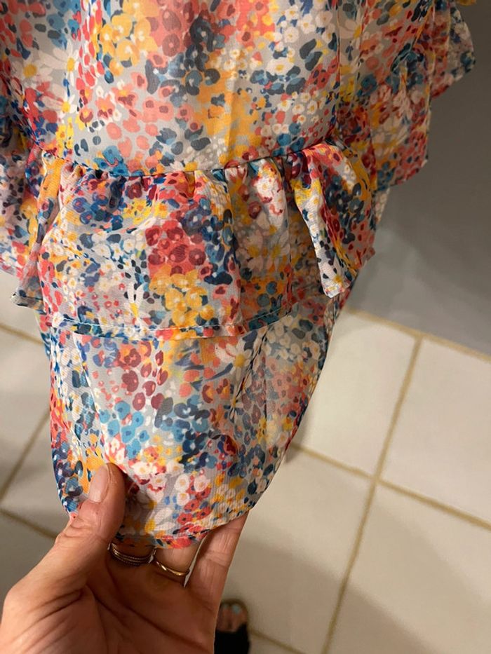 Robe fleurie Zara 36 - photo numéro 7