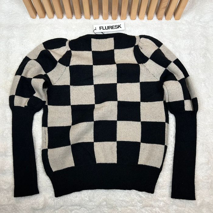 Pull Lissa Trui Kiezell – Noir et Gris à Carreaux by Fluresk - photo numéro 18