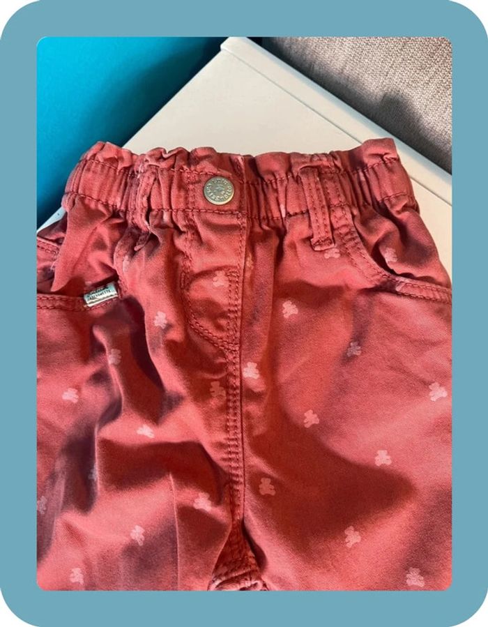 Magnifique pantalon bébé fille 12 mois lulu castagnette - photo numéro 3