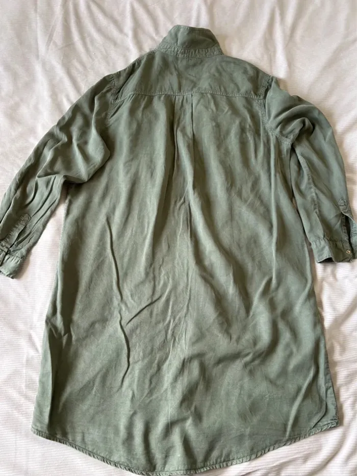 Robe-chemise kaki Pimkie – Taille L – Manches longues - photo numéro 2