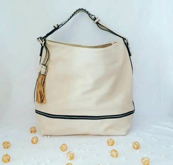 Sac à main crème neuf