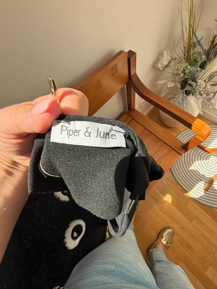 🖤 Robe patineuse noire fines bretelles - Piper & June - T38 - photo numéro 8