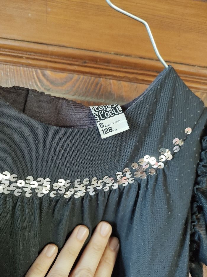Robe de fête noire 8 ans - photo numéro 3