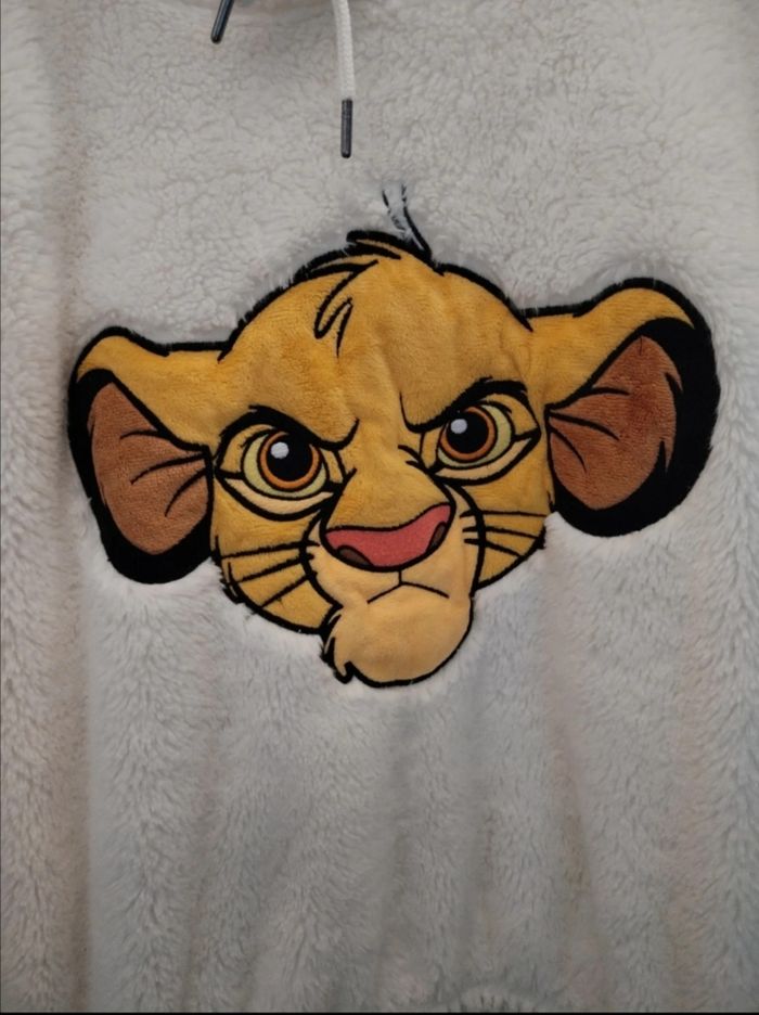 Sweat blanc effigie Simba - photo numéro 2
