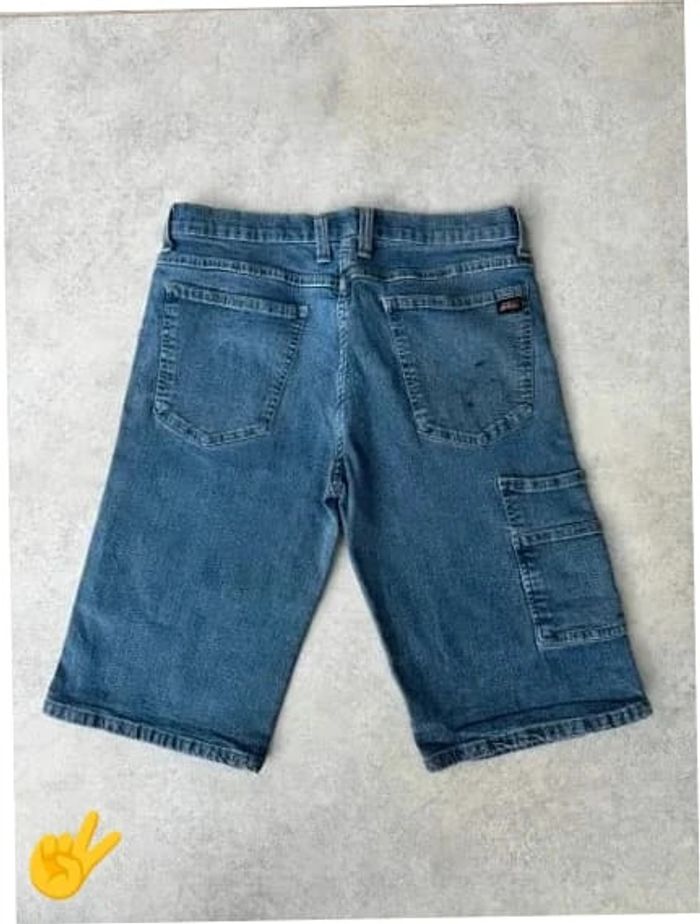 Short cargo coupe large Dickies bleu homme W30 FR40 US vintage workwear SHO149b