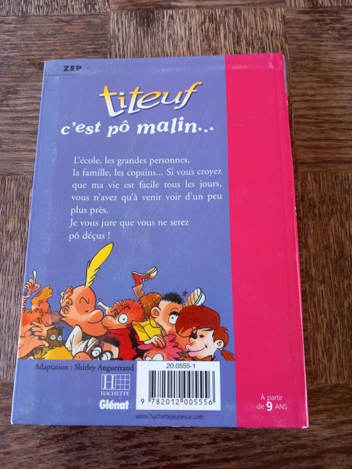 Livre titeuf "c'est pô malin" - photo numéro 2