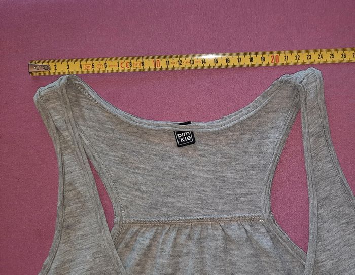 Débardeur gris imprimé taille L - photo numéro 3