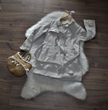 Jacadi manteau trench beige 6 ans idéal rentrée  (ST)