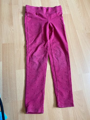 Pantalon Jegging fuchsia Okaidi Taille 5 ans