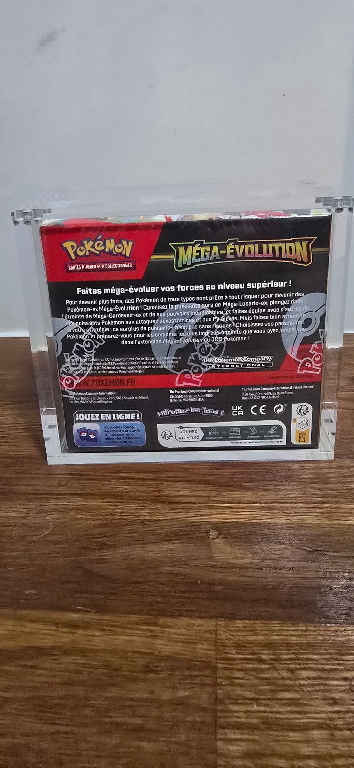Pokemon display mega evolution + carte promo et protection acrylique - photo numéro 4