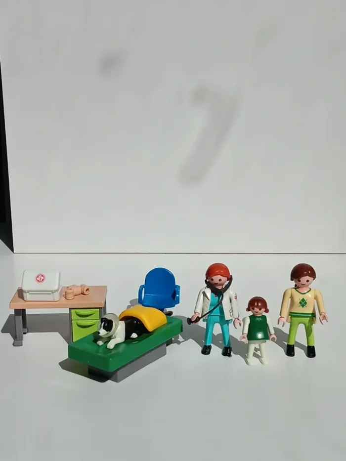 Lot figurines playmobil chez le vétérinaire - photo numéro 2