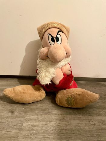 Peluche Disney - Grincheux - Grumpy
