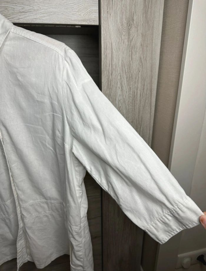 Chemise saharienne en lin – Taille 46 - photo numéro 6
