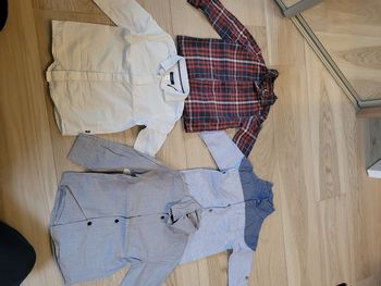 Lot 6 chemises manches longues garçon 4 ans