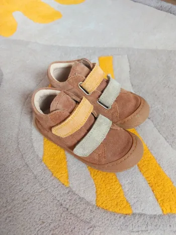 Chaussures Naturino Cocoon VL scratchs daim marron 23