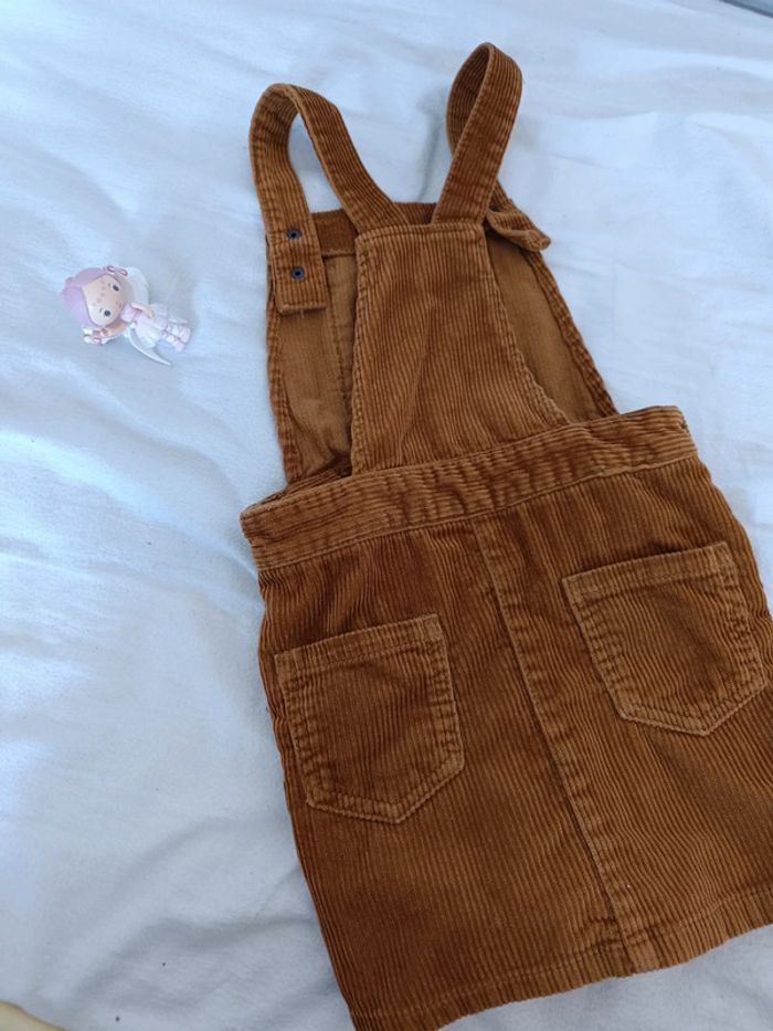 Robe salopette en velours - photo numéro 4