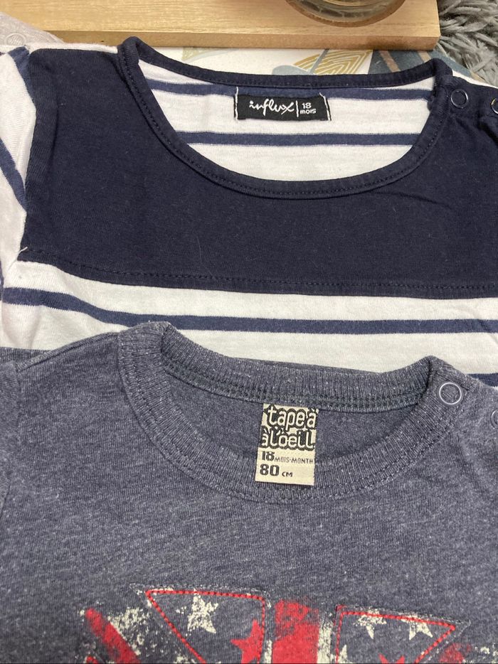 4 tshirts manches longues - 18 mois - photo numéro 2