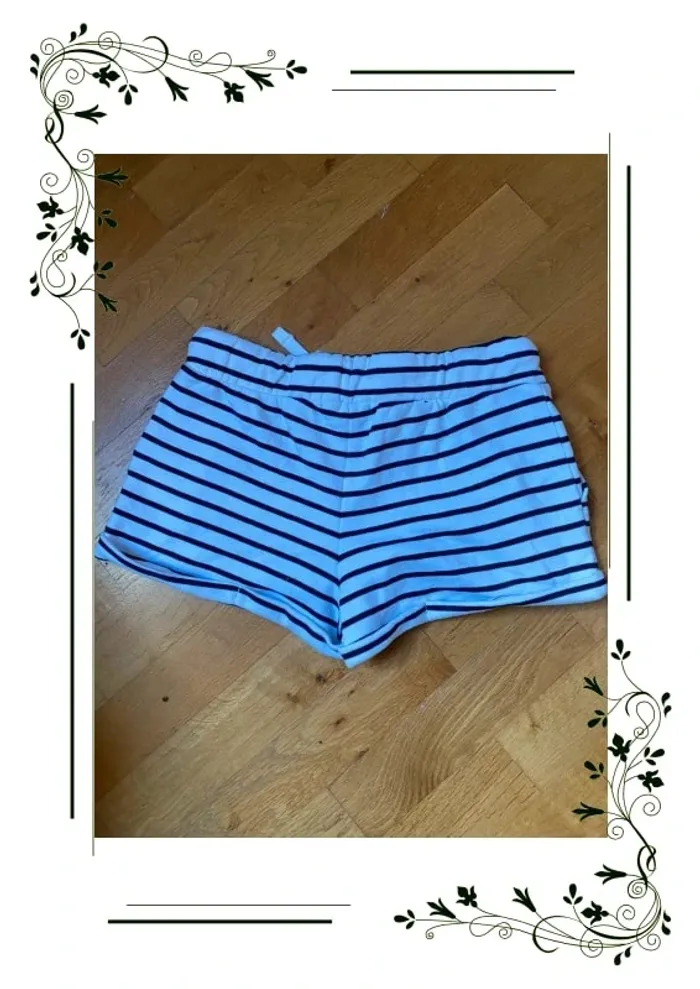 Short imprimé marinière et taille élastiquée, Lefties T S - photo numéro 2