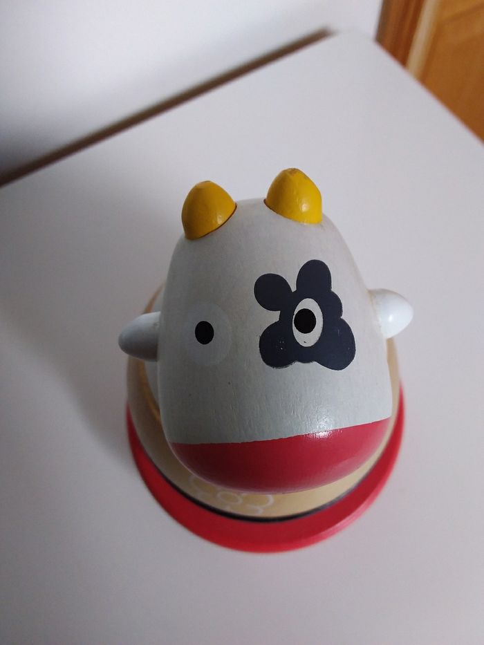 3 Jouets Janod en bois : 1 puzzle, 1 culbuto et un renard à promener - photo numéro 8