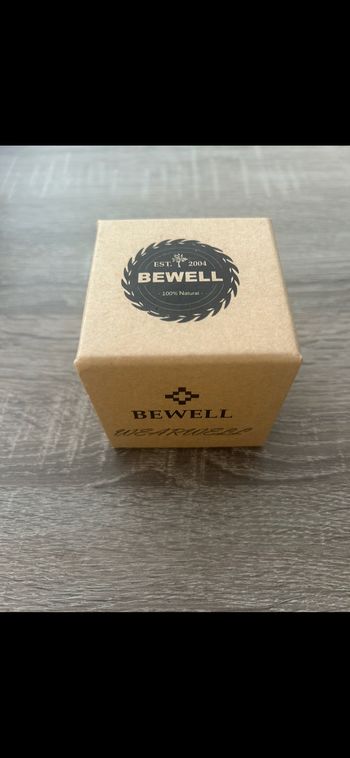 Montre mixtes Bewell en bambou
