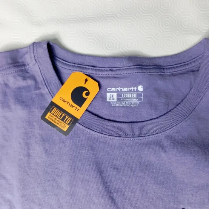 T-shirt Carhartt Pour Femme Taille XXXL Couleur Lila Neuf Avec Étiquette - photo numéro 3