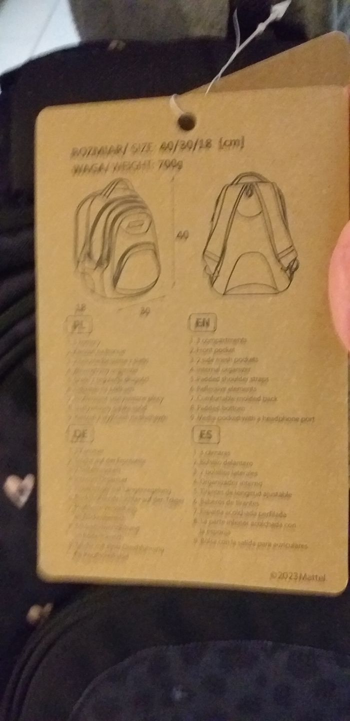 Cartable sac à dos barbie neuf avec etiquette - photo numéro 8