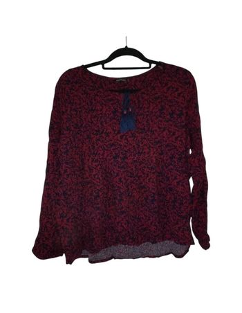 🎀 Tunique Femme - Bordeaux et bleu marine - Taille 48