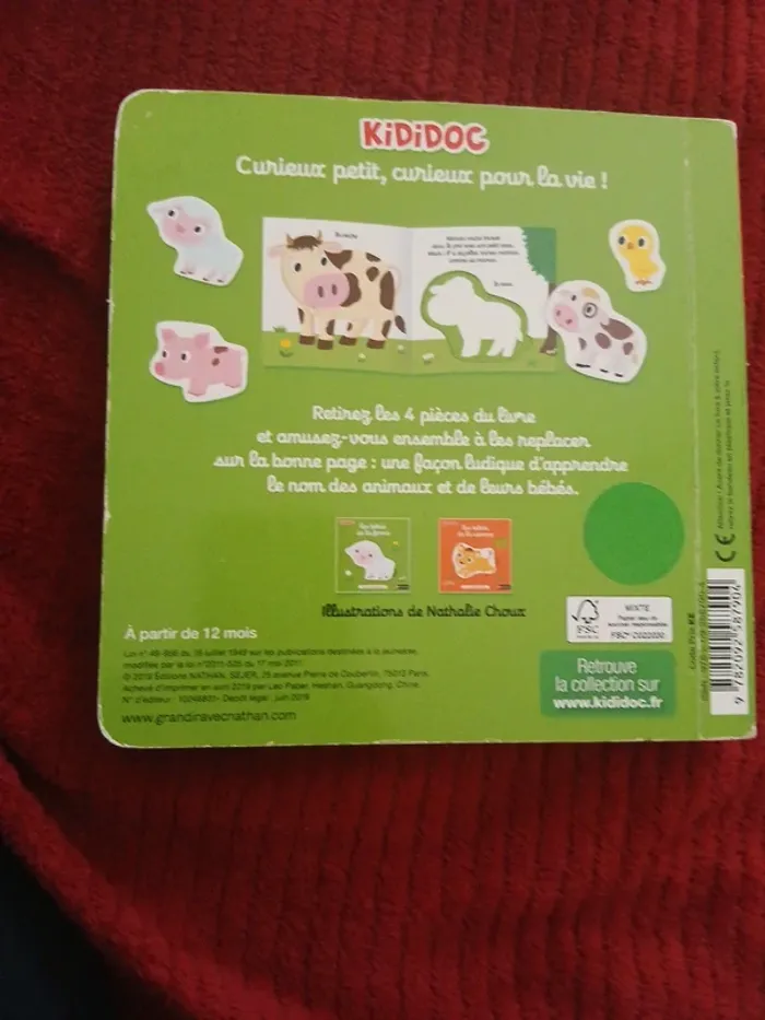 Lot de 2 livres Kididoc les bébés animaux 📚🐈 - photo numéro 5