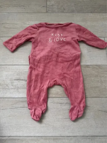 Pyjama velours bebe fille