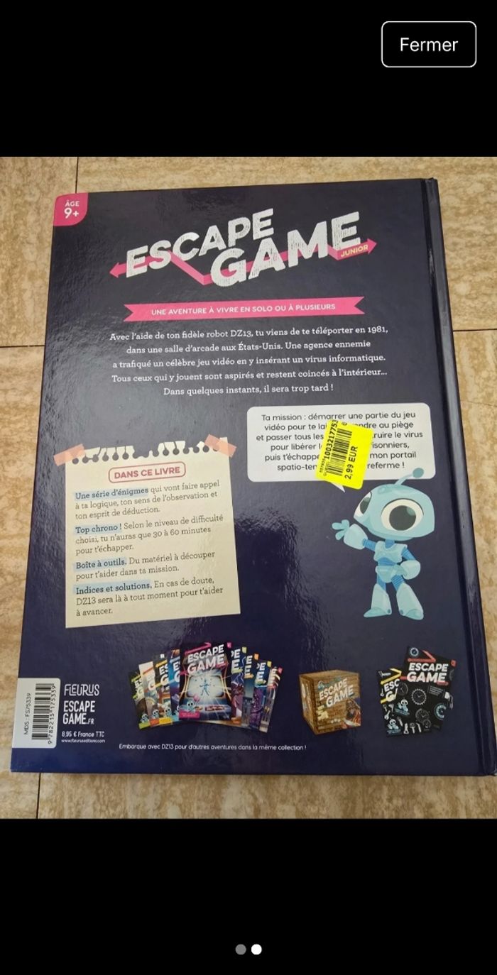 Livre ESCAPE GAME Junior - photo numéro 2