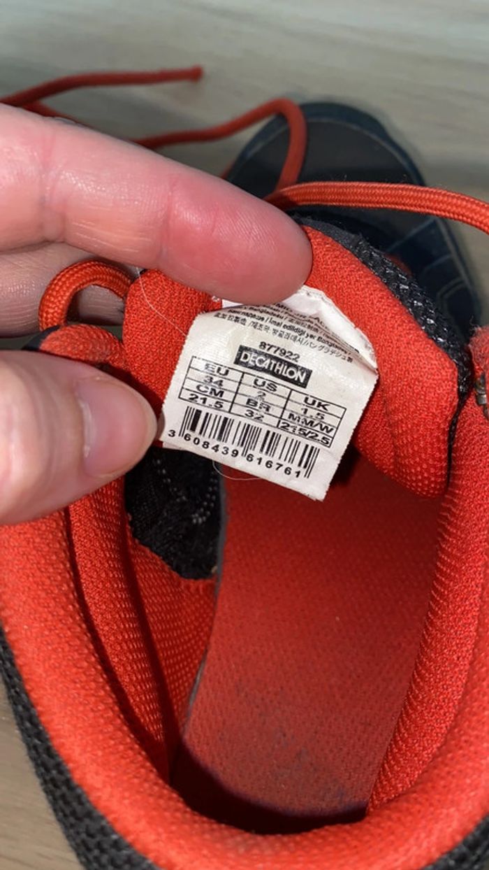 Chaussures de randonnée 34 décathlon - photo numéro 4