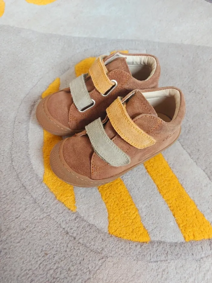 Chaussures Naturino Cocoon VL scratchs daim marron 23 - photo numéro 2