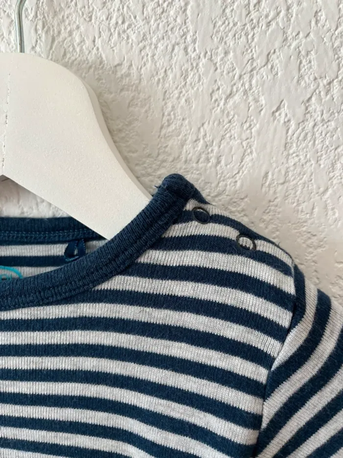 Body bébé rayé manches longues Cool Club – Taille 92 - photo numéro 3