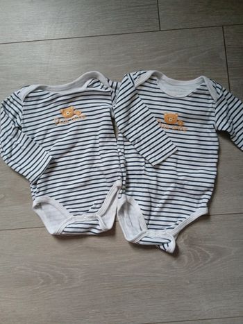 🌹2 bodies identique 9 mois 71cm mes petits cailloux 🌹