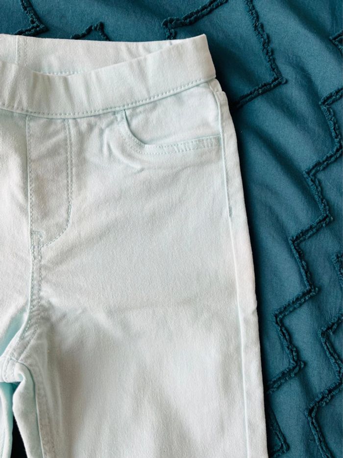 Pantalon tregging vert d’eau - photo numéro 3