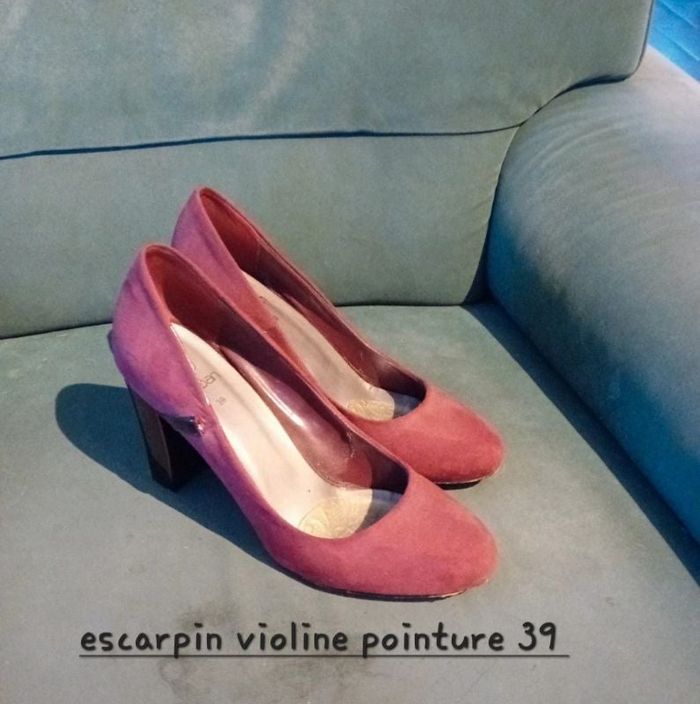 Escarpin violine pointure 39