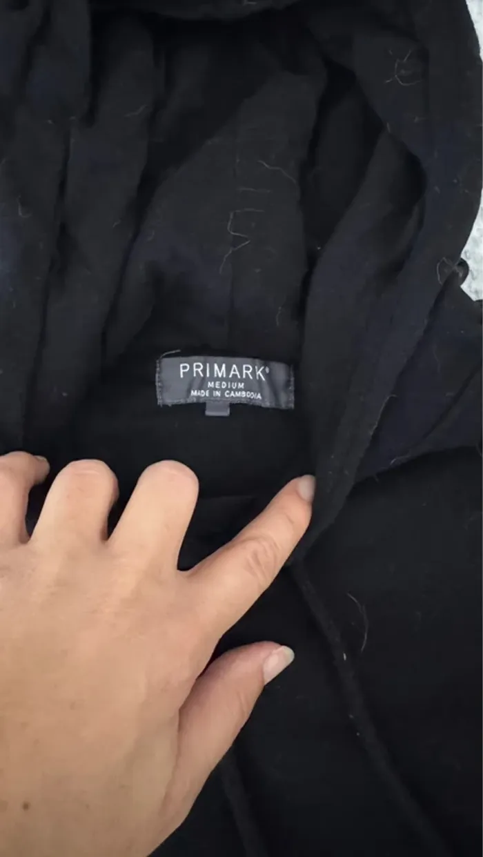 Sweat capuche noir homme taille M - photo numéro 2
