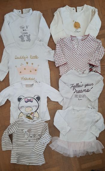 Hauts à manches longues bébé fille 3 mois