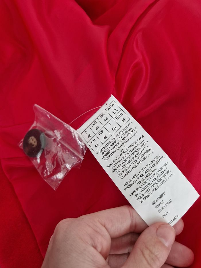 Veste rouge à capuche moumoute, Phildar - photo numéro 10